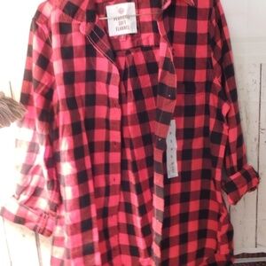 Kohl's Perfectly Soft Flannel Buffalo sz S